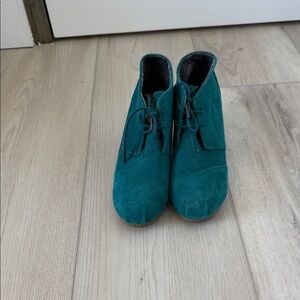 Toms womens’s Teal Boots